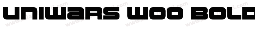 Uniwars W00 Bold字体转换
